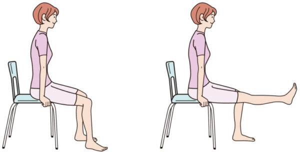 人工膝関節のリハビリ 太ももを鍛える運動